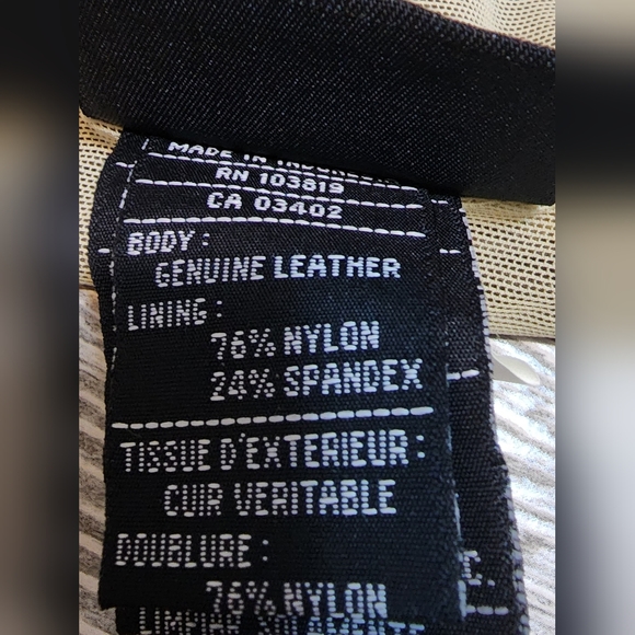 Harley-Davidson leather Vest tank top - Picture 8 of 8